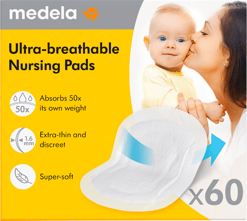 Medela Ultra Ademende Zoogkompressen 60