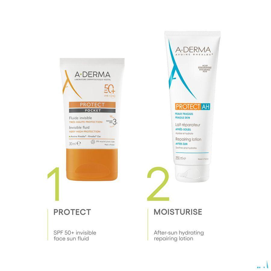 Aderma Protect Pocket Fluide Onzichtbare Ip50 + 30 ml  -  Aderma