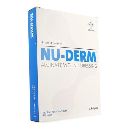 Nu-derm Pansement Alginate 10x10cm 10 Awd404  -  Gd Medical