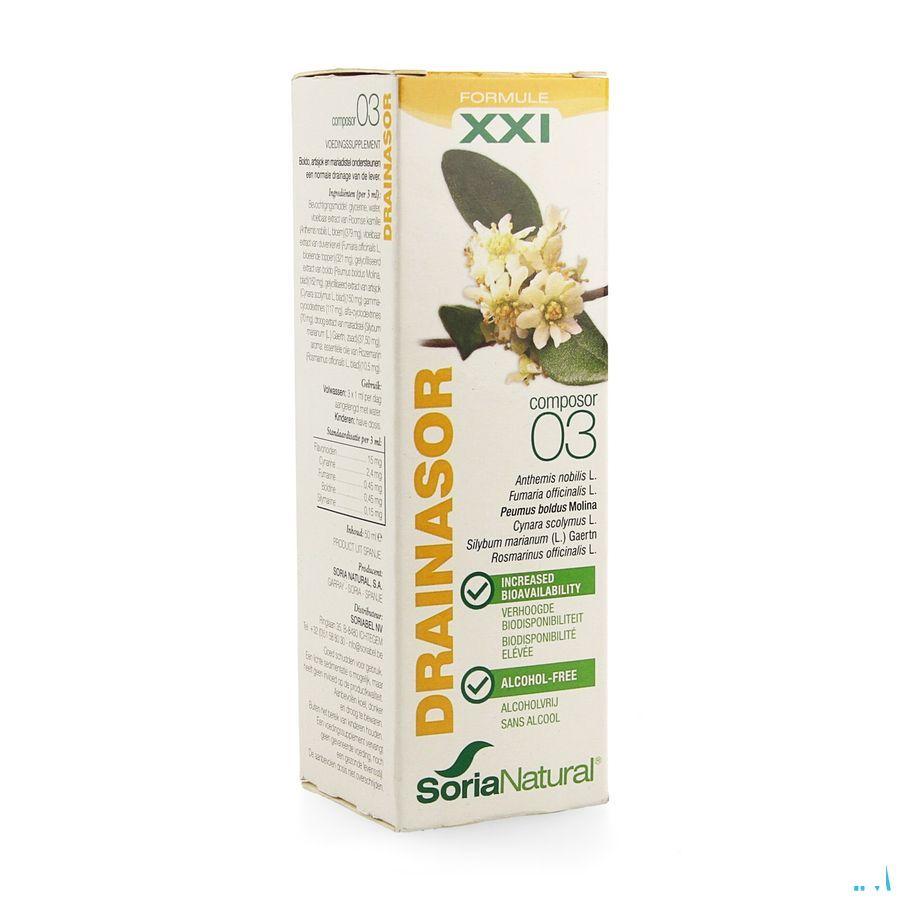 Soria Composor N03 Drainasor Xxi 50 ml  -  Soria Bel
