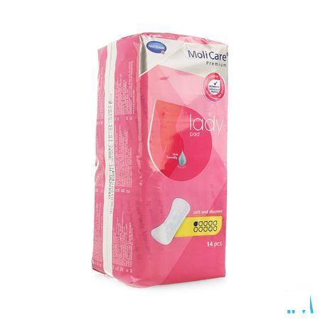 Molicare Premium Lady Pad 1 Drop 22X10Cm 14  -  Hartmann