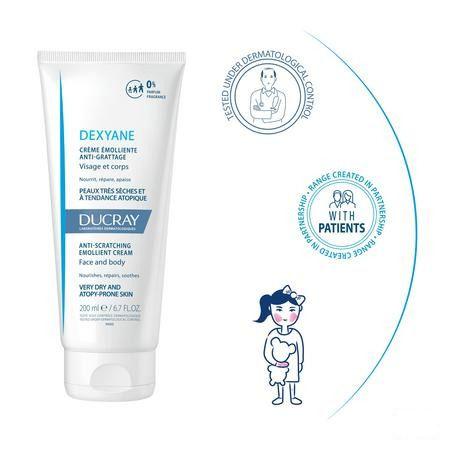 Ducray Dexyane Creme Anti krab Verzachtend 200 ml