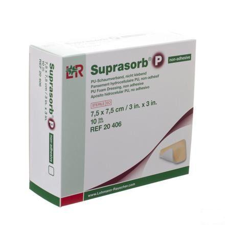 Suprasorb P Schuimverb Pu N/Adh Wcl 7,5X 7,5Cm 10  -  Lohmann & Rauscher