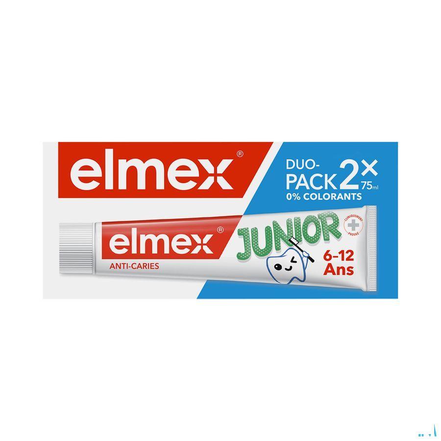 Elmex A/Caries Junior Tandpasta 6-12J Tube 2 x 75 ml