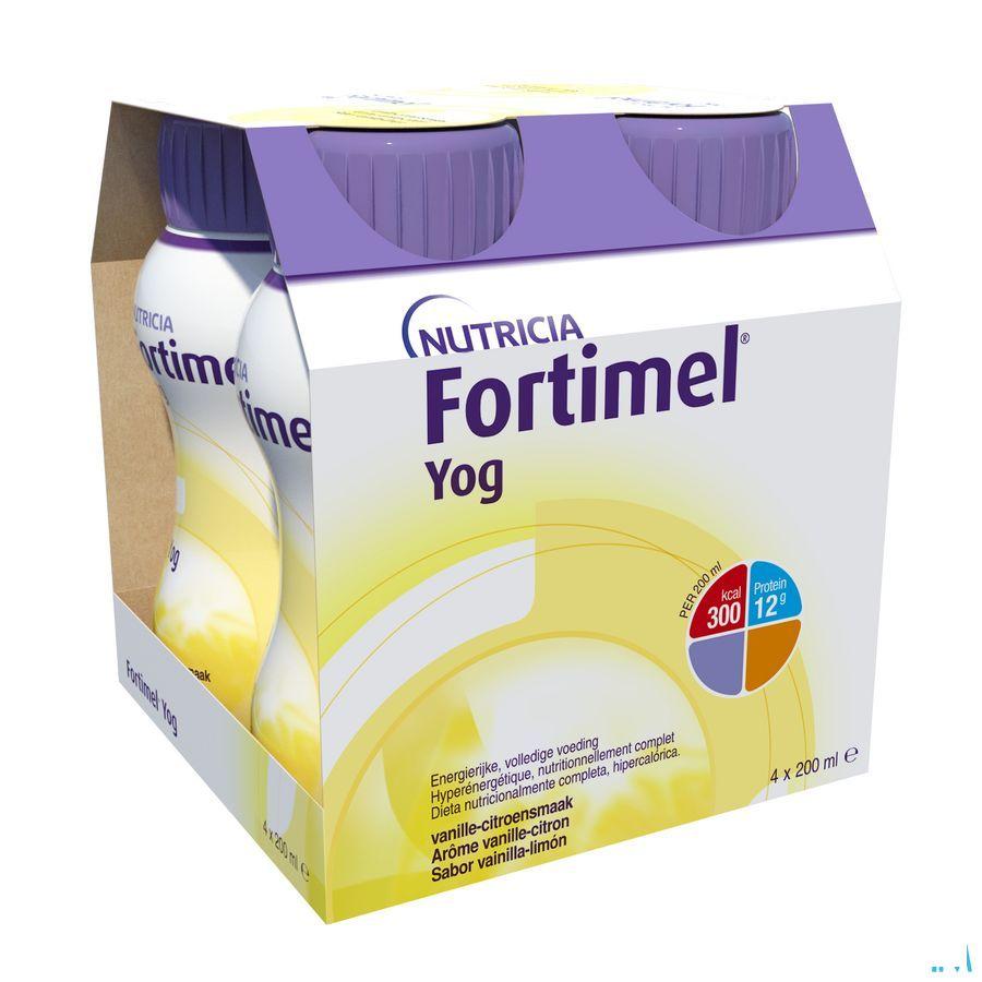 Fortimel Yog Arome Vanille Citron 4X200  ml 156596  -  Nutricia