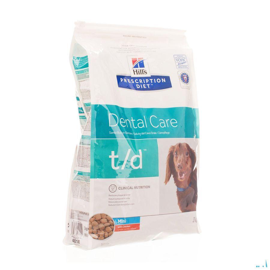 Hills Prescription diet Canine Td Mini 3kg 4021m 