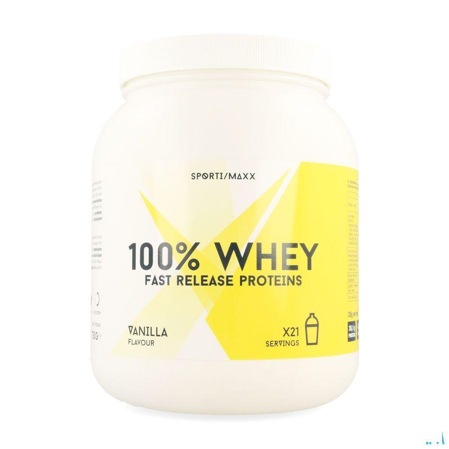 Sportimaxx 100% Whey Vanille 750 gr 