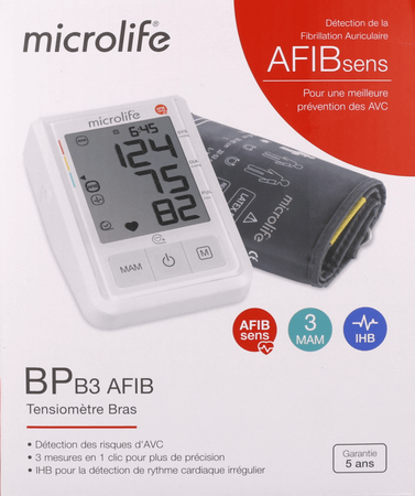 Microlife Bpb3 Afib Pc Bloeddrukmeter Arm Otc Sol