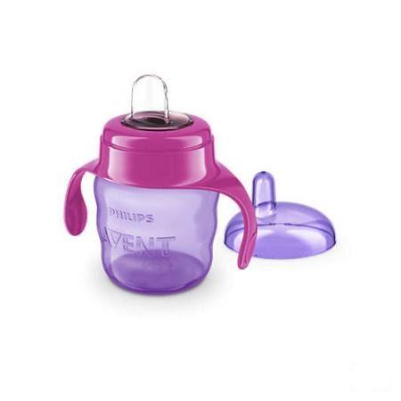 Philips Avent Lekvrije Beker Roze 200ml  -  Bomedys