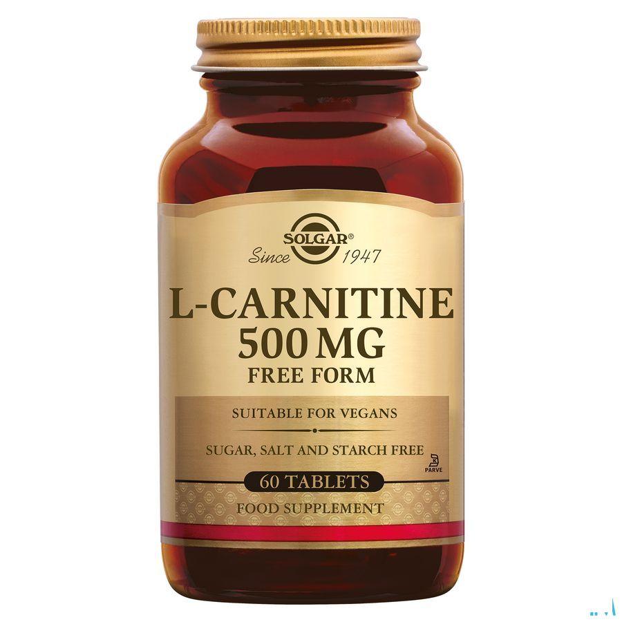 Solgar L-Carnitine 500Mg Comp 60  -  Solgar Vitamins
