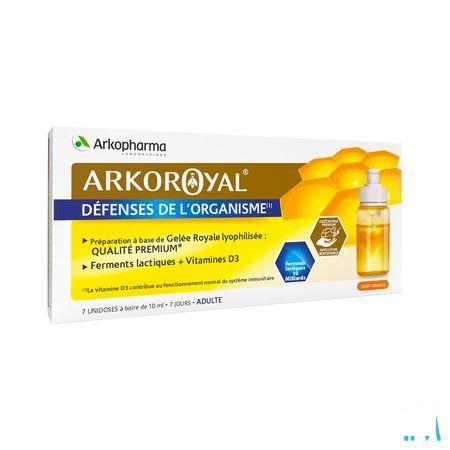 Arkoroyal Probiot. Volwassen Ruche Royale Dosis 7x7,5 ml  -  Arkopharma