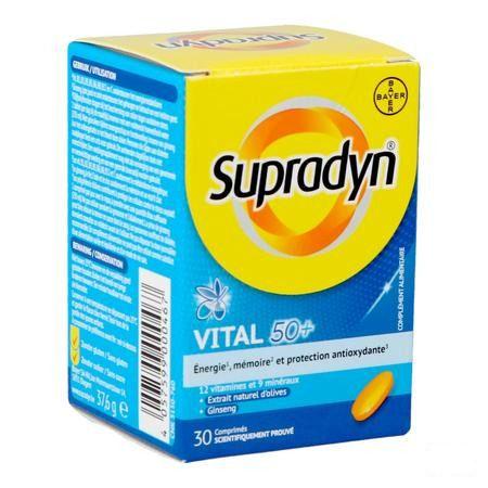 Supradyn Vital 50 + Filmomhulde tabl 30