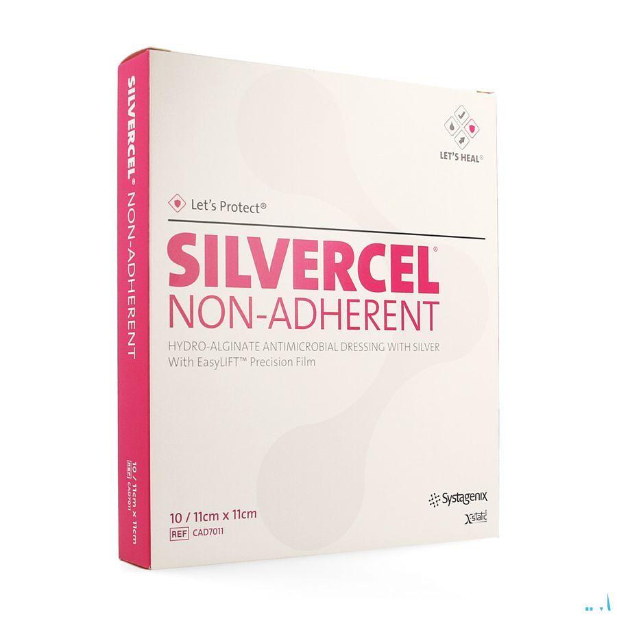 Silvercel Na Pansement Hydroalginate 11X11Cm 10 Cad7011