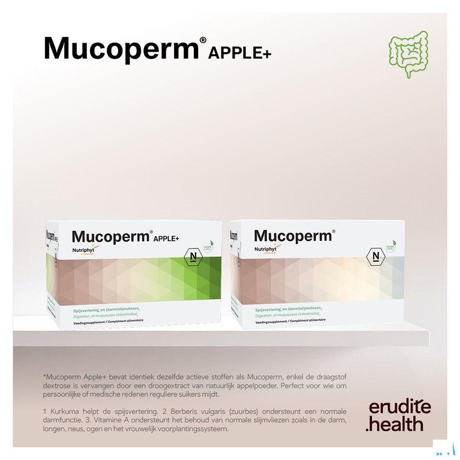 Mucoperm Apple + Poeder Zakje 60x 4g  -  Nutriphyt