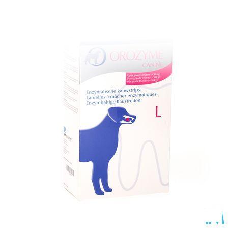 Orozyme Canine L Kauwstrip Enzym.hond >30Kg 141 gr  -  Ecuphar