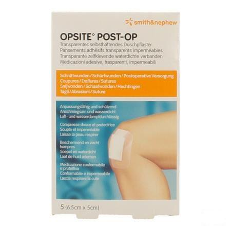 Opsite Post Op N 6,5cmx 5,0cm 5 66030313  -  Smith Nephew