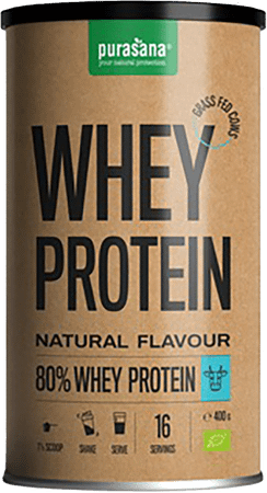 Purasana Plant.protein Wei 80% Naturel Bio 400 gr