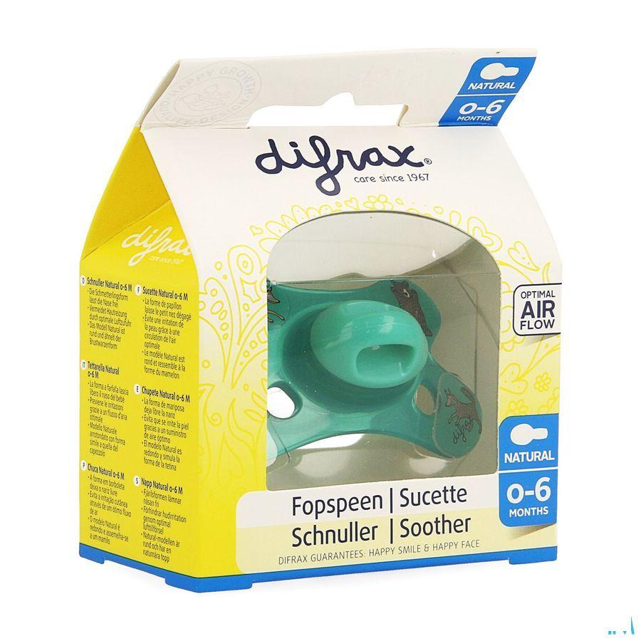Difrax Fopspeen Natural 0-6 M  -  Difrax