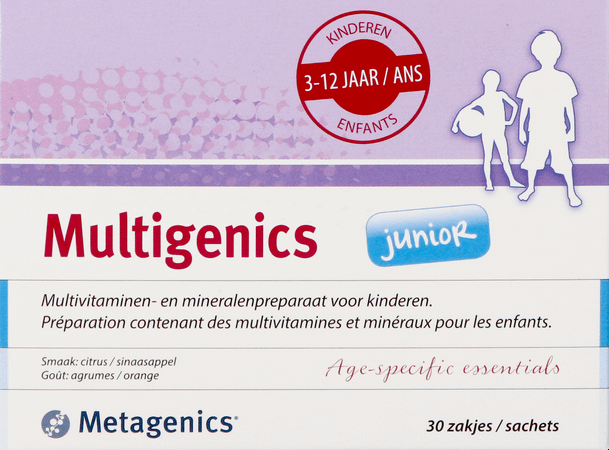 Multigenics Junior V3 Pdr Zakje 30 Metagenics
