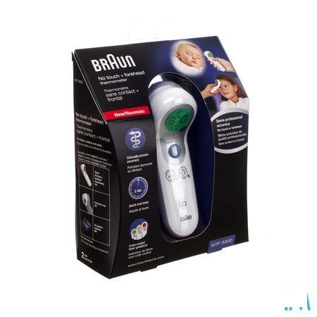 Braun Thermometre Ntf3000 Sans Contact + Frontal 
