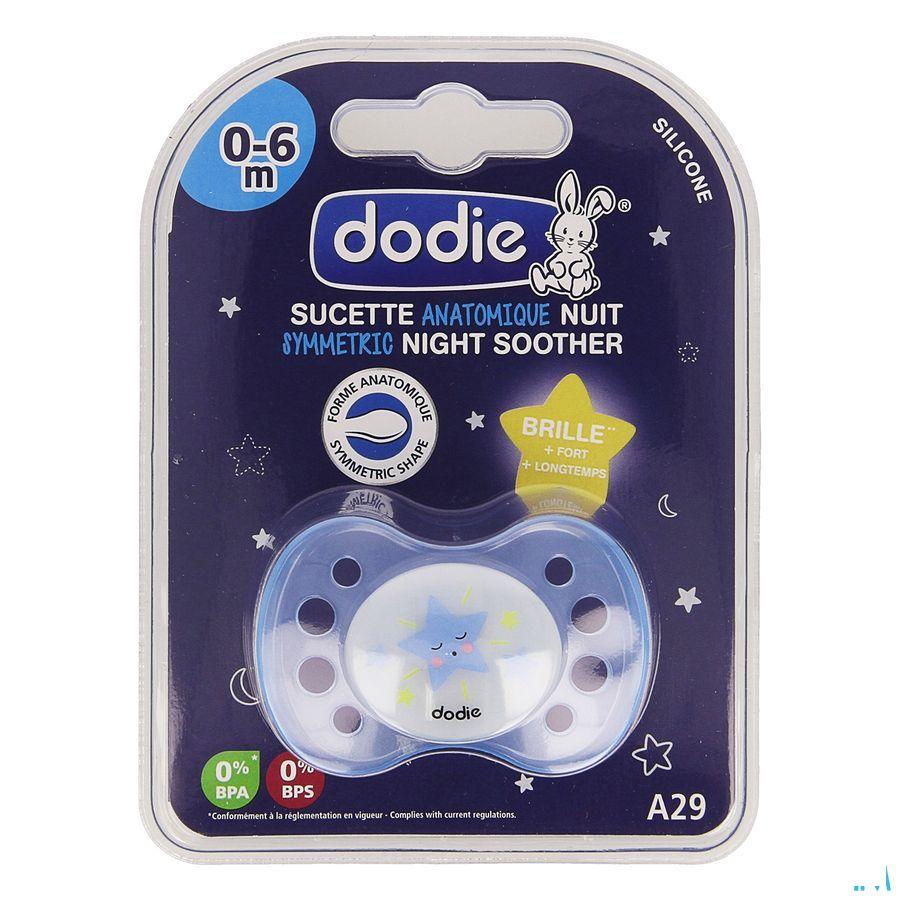 Dodie Fopspeen Nacht 1lftd Sil.