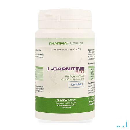 L Carnitine 500 Comp 120 Pharmanutrics  -  Pharmanutrics