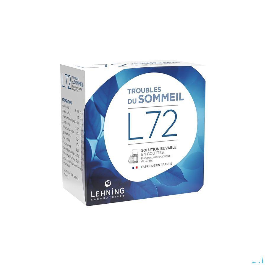 Lehning L 72 Gouttes 30 ml  -  Lab. Lehning