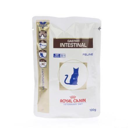 Vdiet Gastro Intestinal Feline (pouch) 12x100 gr  -  Royal Canin