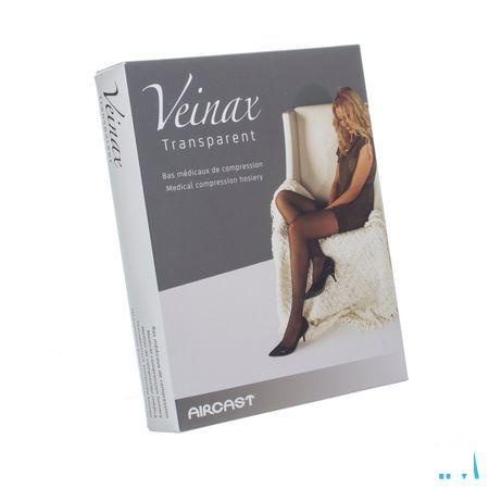 Veinax Panty Transparant 2 Lang Zwart Maat 2