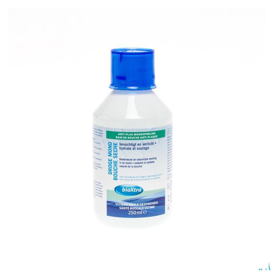 Bioxtra Droge Mond Mondwater zonder alcohol 250 ml  -  Lifestream Pharma