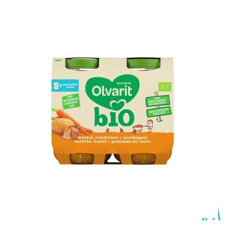 Olvarit Bio Carotte Boeuf Pomme De Terre 8M 2X200G  -  Nutricia