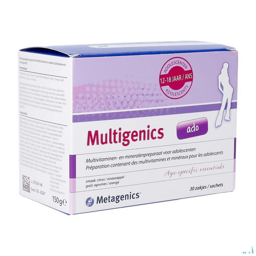 Multigenics Ado Zakjes 30 Metagenics  -  Metagenics Belgium