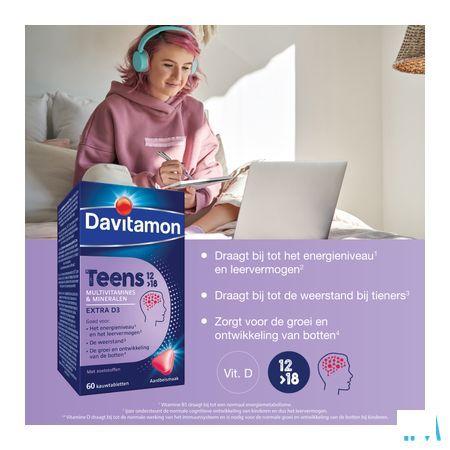 Davitamon Teens Fraise Comp 60  -  Perrigo