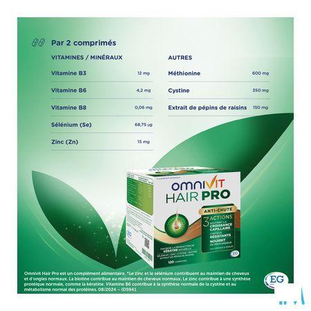 Omnivit Hair Pro Nutri Repair Comprimes 180