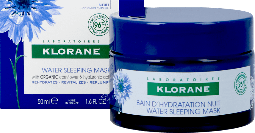 Klorane Gezicht Korenbloem Nacht Hydra Bad 50 ml