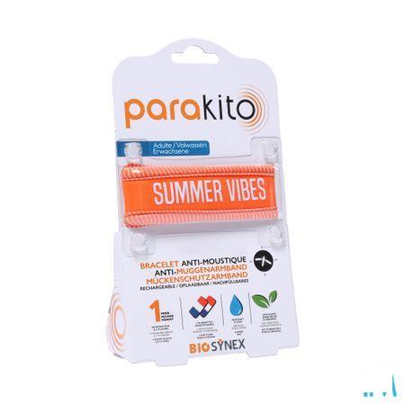 Para'Kito Armband Volwassen Good Vibes Oranje 1