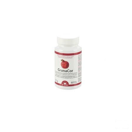 Granacor Granaatappelsap + Vit + foliumzuur Capsule 60  -  Natura Medicatrix