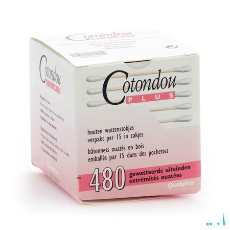 Cotondou Plus Wattestaafje Hout 240
