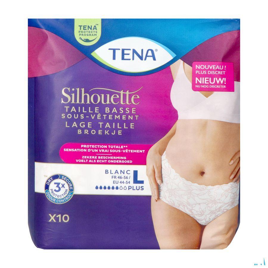 Tena Silhouette Plus Blanc Lage Taille L 10 780123