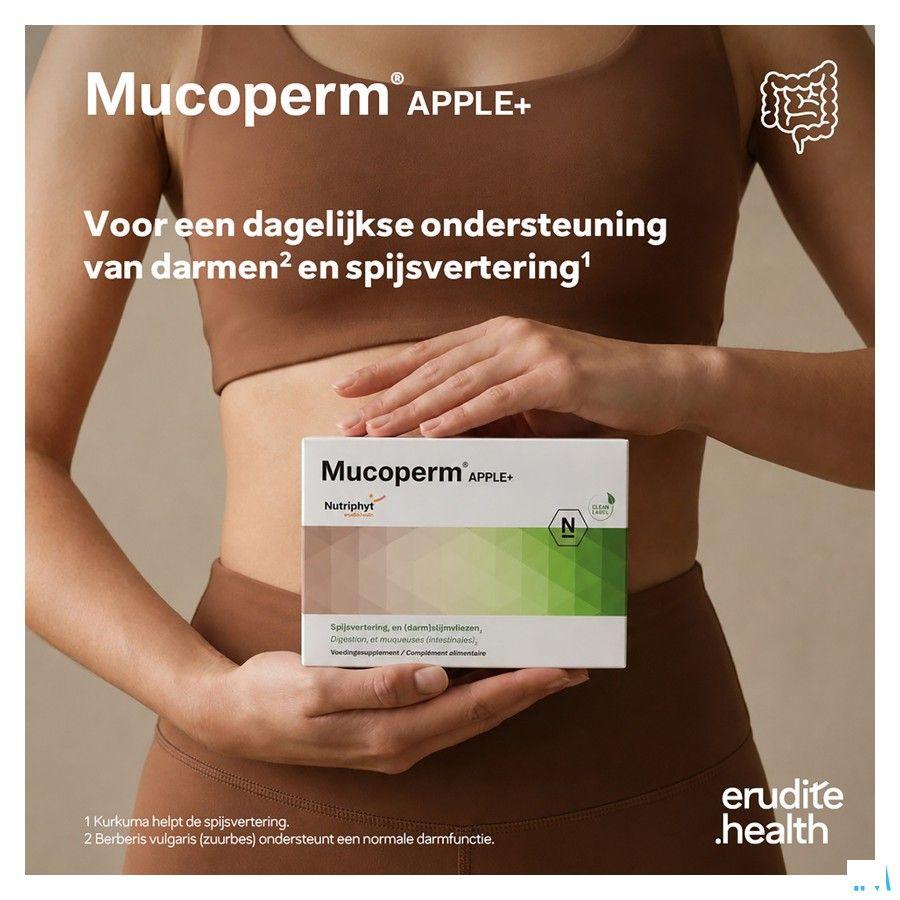 Mucoperm Apple + Poeder Zakje 60x 4g  -  Nutriphyt