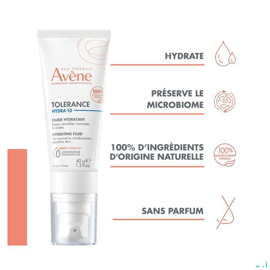 Avene Tolerance Hydra 10 Hydrataterend Fluide 40 ml  -  Avene