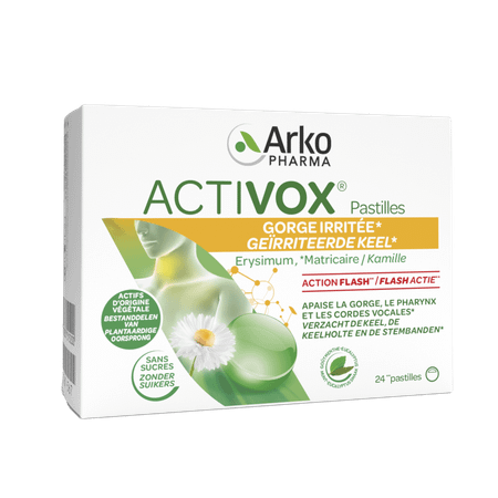 Activox Verzachtend Keel Munt-eucalyptus Past 24  -  Arkopharma