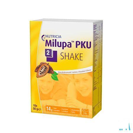 Pku 2 Shake Chocolade Zakje 10x50 gr  -  Nutricia