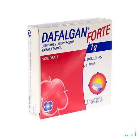 Dafalgan Forte 1 gr Agrume Comprimes Effervescents 8