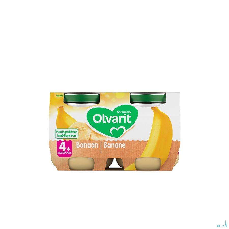Olvarit Banaan 2x125 gr 4m06  -  Nutricia