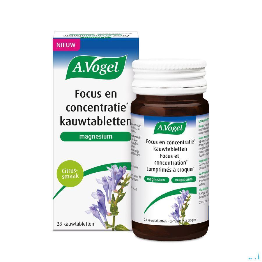 A.Vogel Focus  &  Concentratie Kauwtabl 28