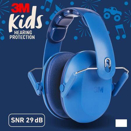 3M Kids Plus Gehoorbesch. Oorkap Kind Blauw