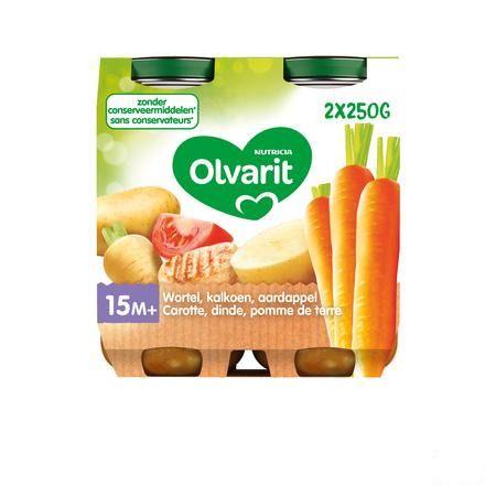 Olvarit Wortelstoemp Kalkoen 2x250 gr 15m00  -  Nutricia