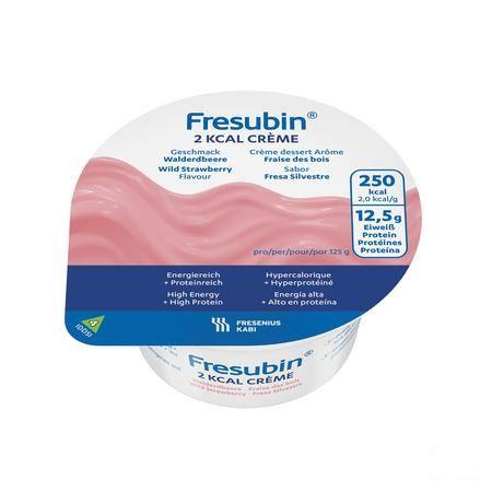 Fresubin 2kcal Creme Fraise Pot 4x125 gr  -  Fresenius