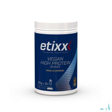 Etixx Vegan High Prot.Shake Vanil.Caramel Pdr 875 gr